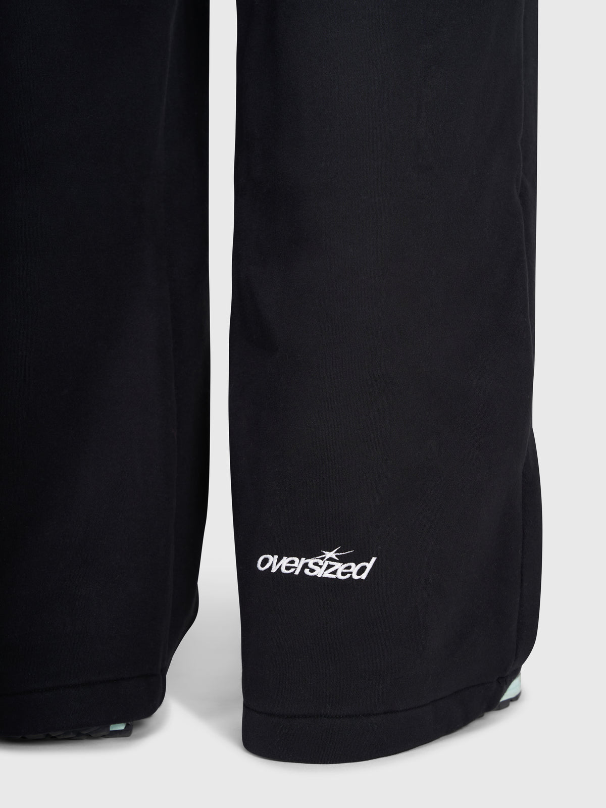 Tartan Baggy Sweatpants - Black/Blue