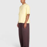 Tartan Arch Box Tee - Yellow/White