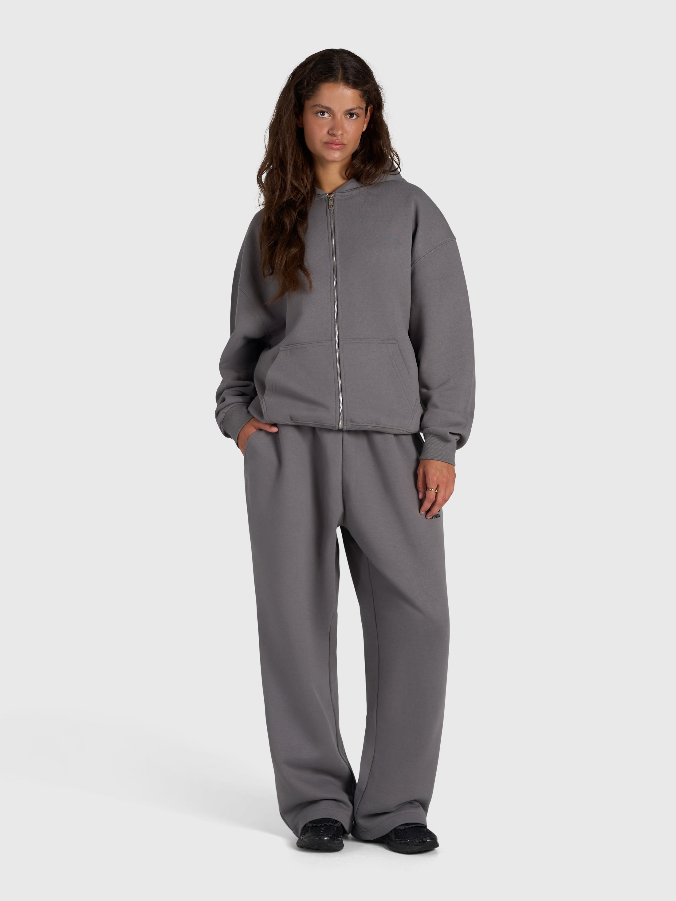 Confidence V2 Zip Hoodie - Steel/Black