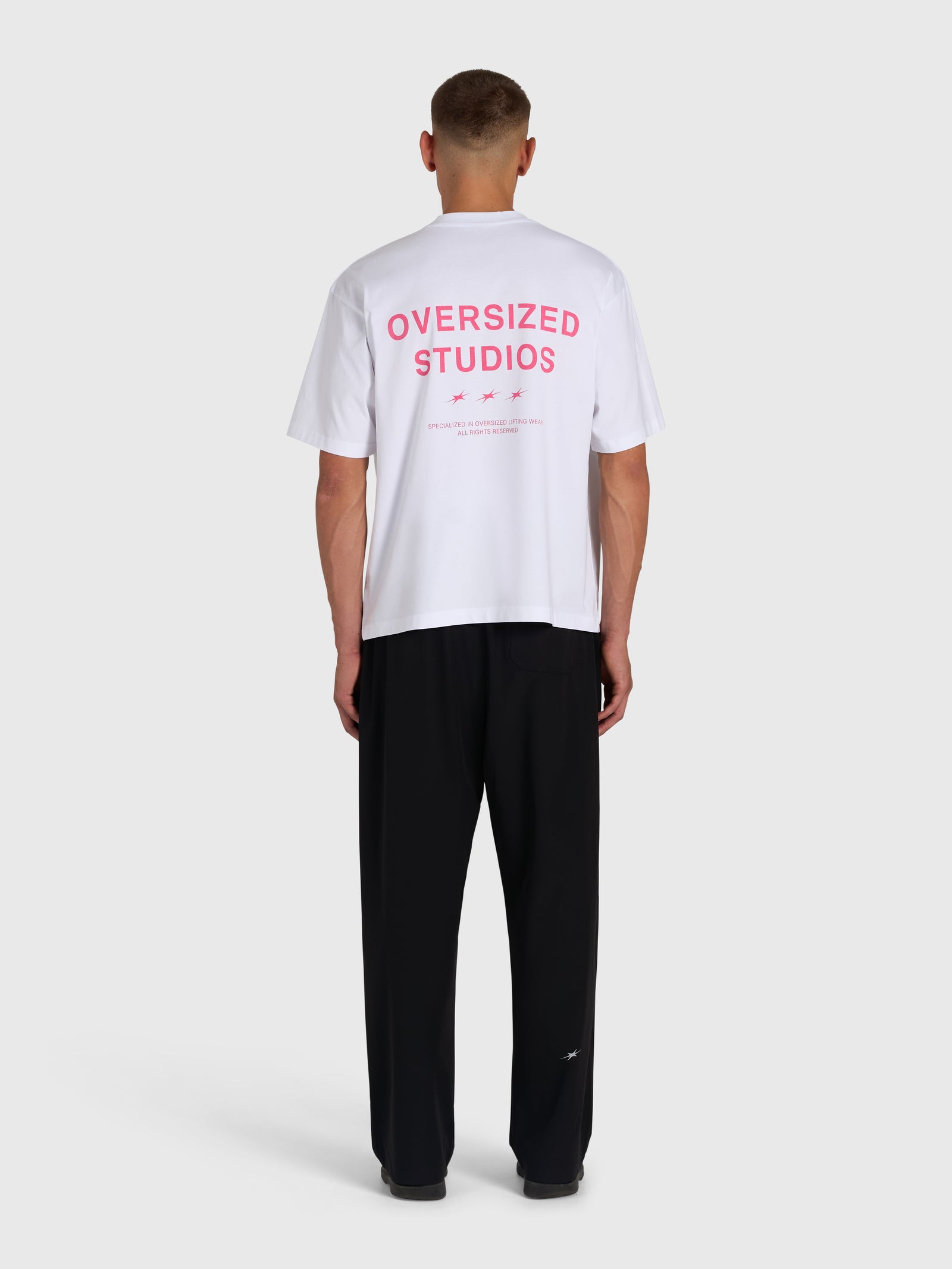 Confidence V2 Box Tee - White/Pink