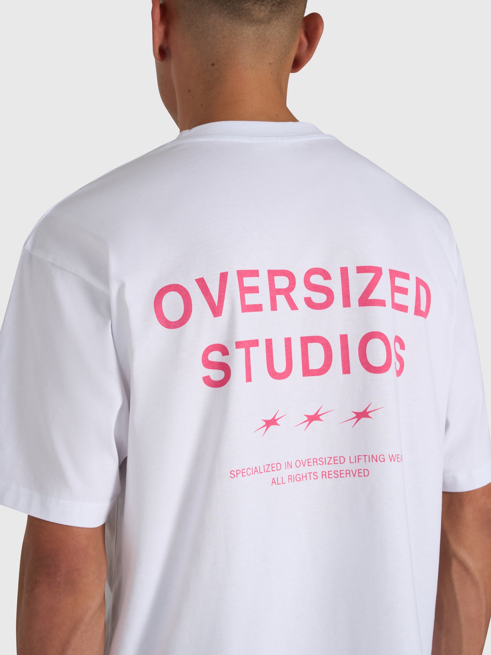 Confidence V2 Box Tee - White/Pink