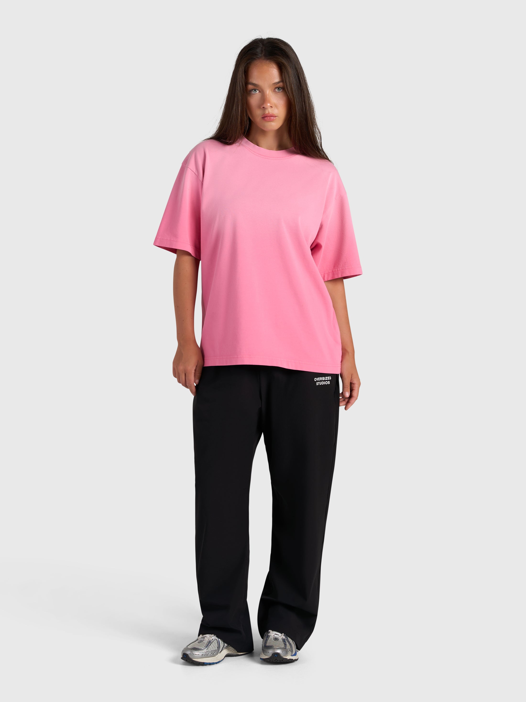 Confidence V2 Heavy Box Tee - Vintage Pink/White