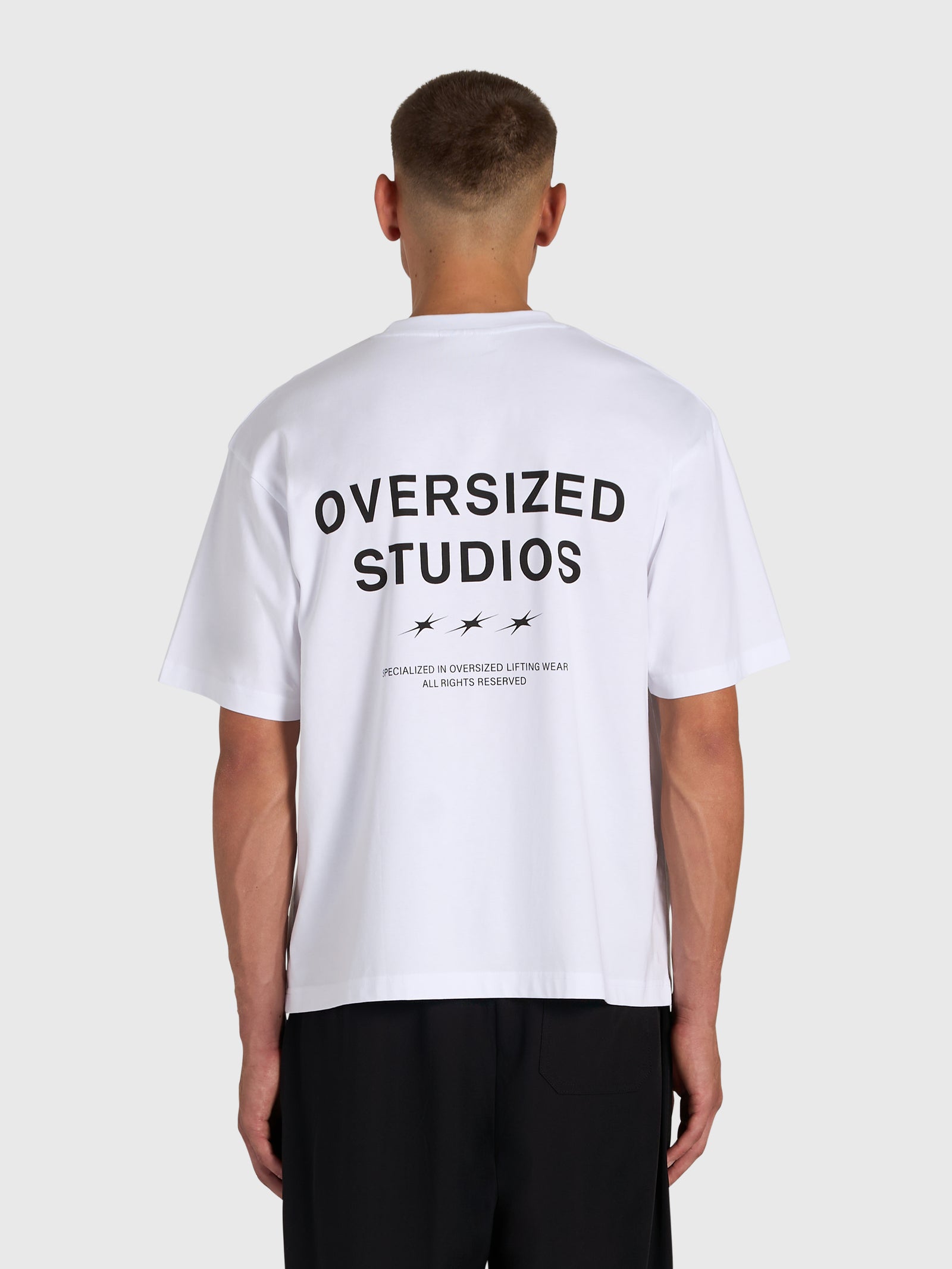 Confidence V2 Box Tee - White/Black