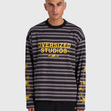 Robbery Printed Long Sleeve - Black/Yellow