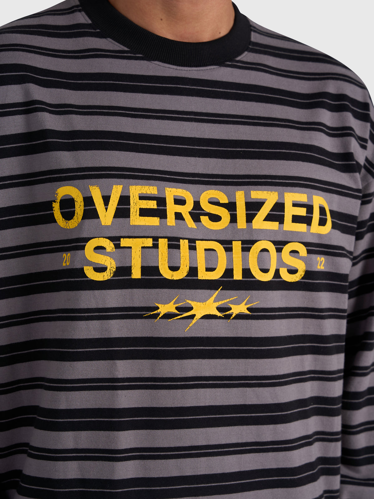 Robbery Printed Long Sleeve - Black/Yellow