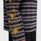 Robbery Printed Long Sleeve - Black/Yellow