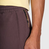 Tartan Baggy Sweatpants - Brown/Brown