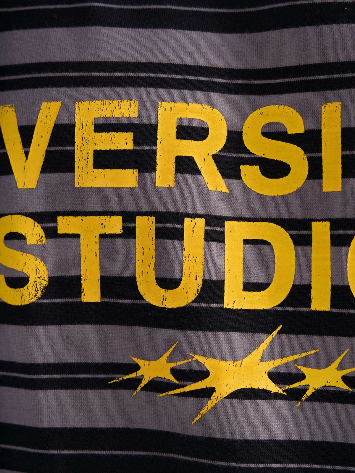 Robbery Printed Long Sleeve - Black/Yellow