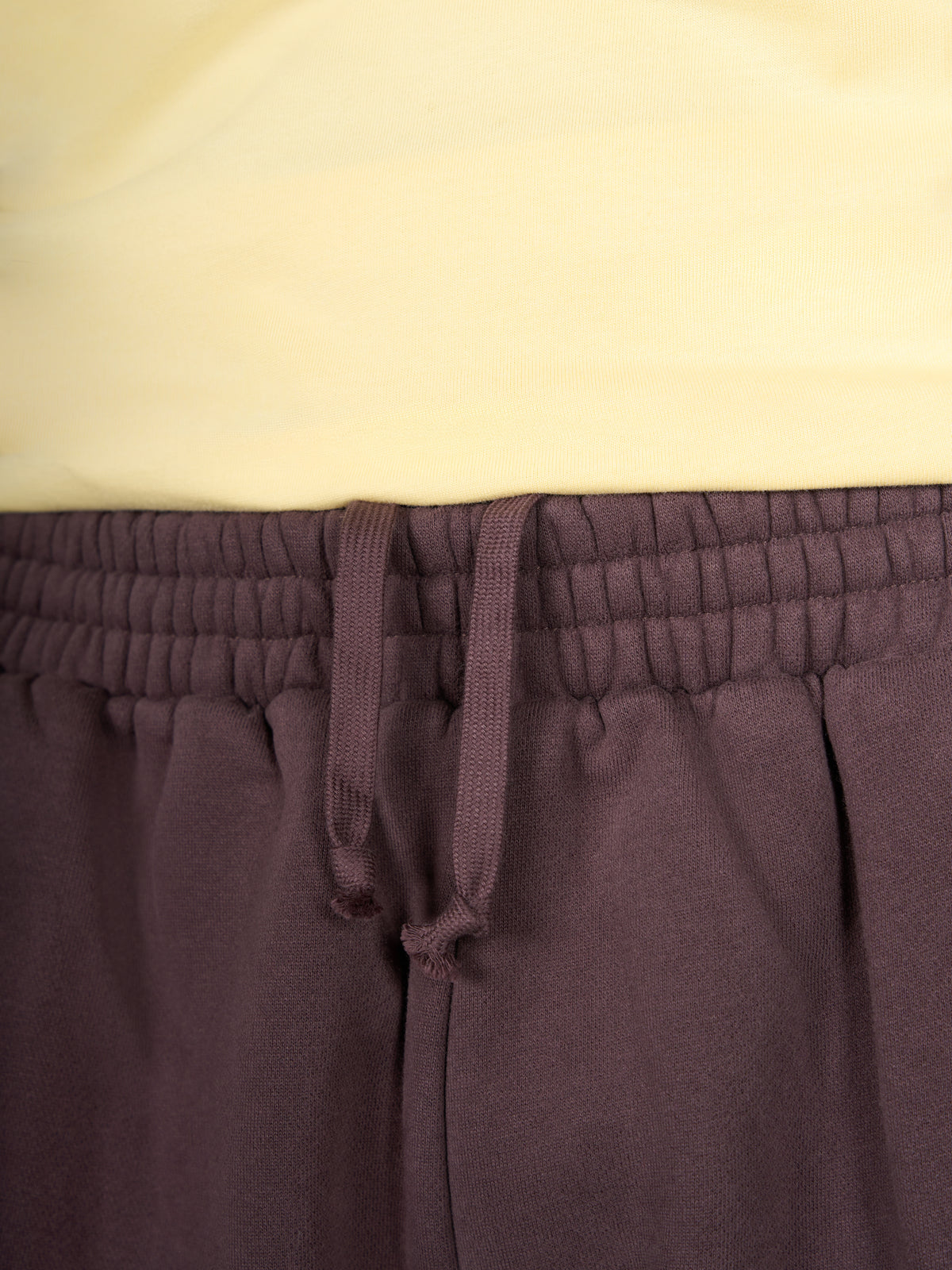 Tartan Baggy Sweatpants - Brown/Brown