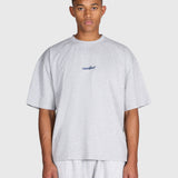 Tartan Arch Box Tee - Cloudy Grey/Blue