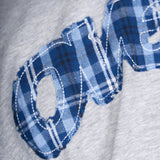 Tartan Arch Box Tee - Cloudy Grey/Blue