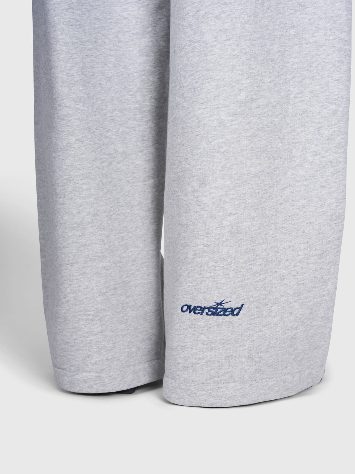 Tartan Baggy Sweatpants - Cloudy Grey/Blue