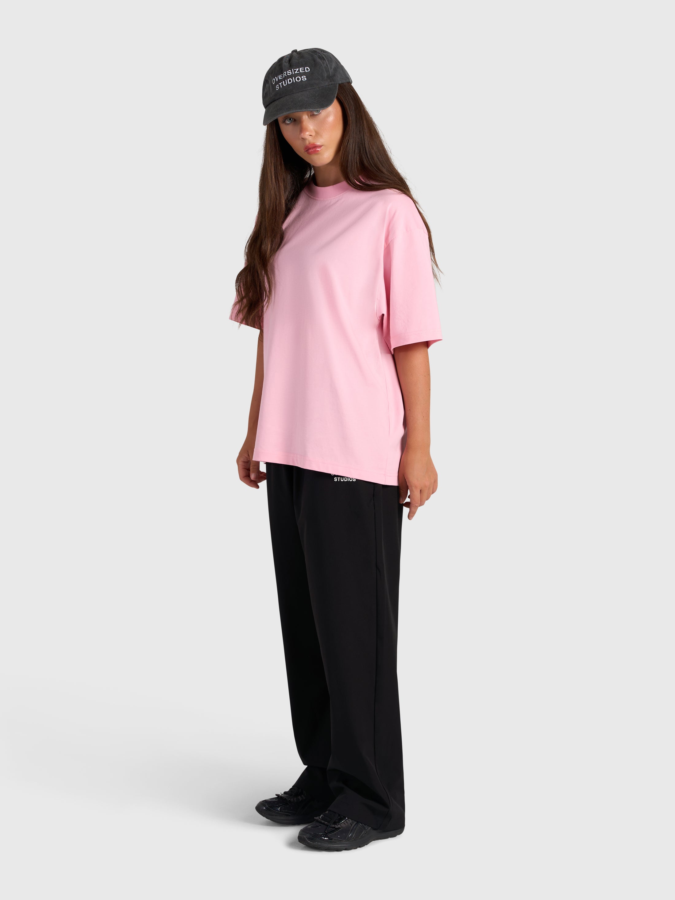 Confidence V2 Box Tee - Pink/White