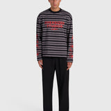 Robbery Printed Long Sleeve - Black/Red