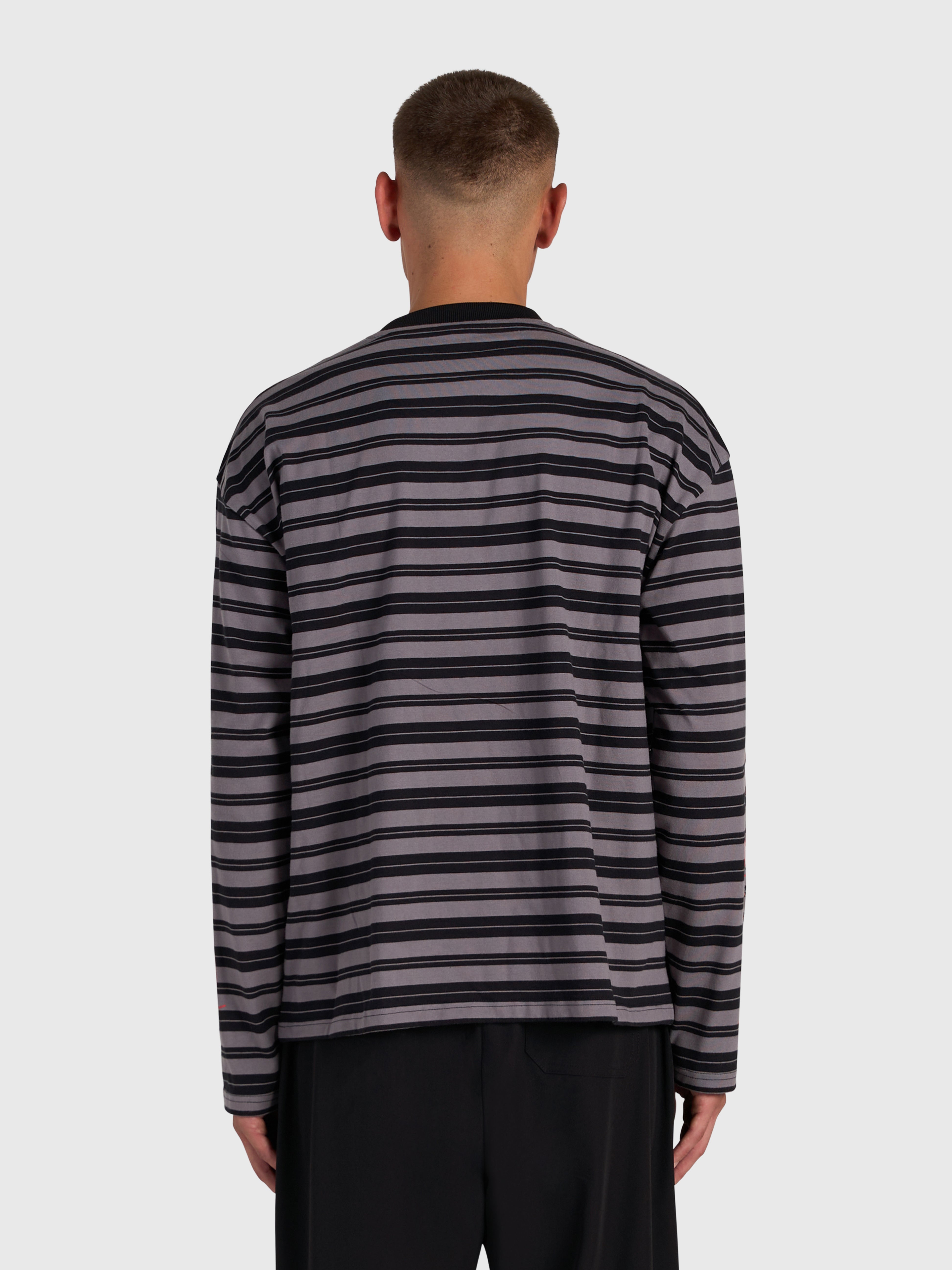 Robbery Printed Long Sleeve - Black/Red