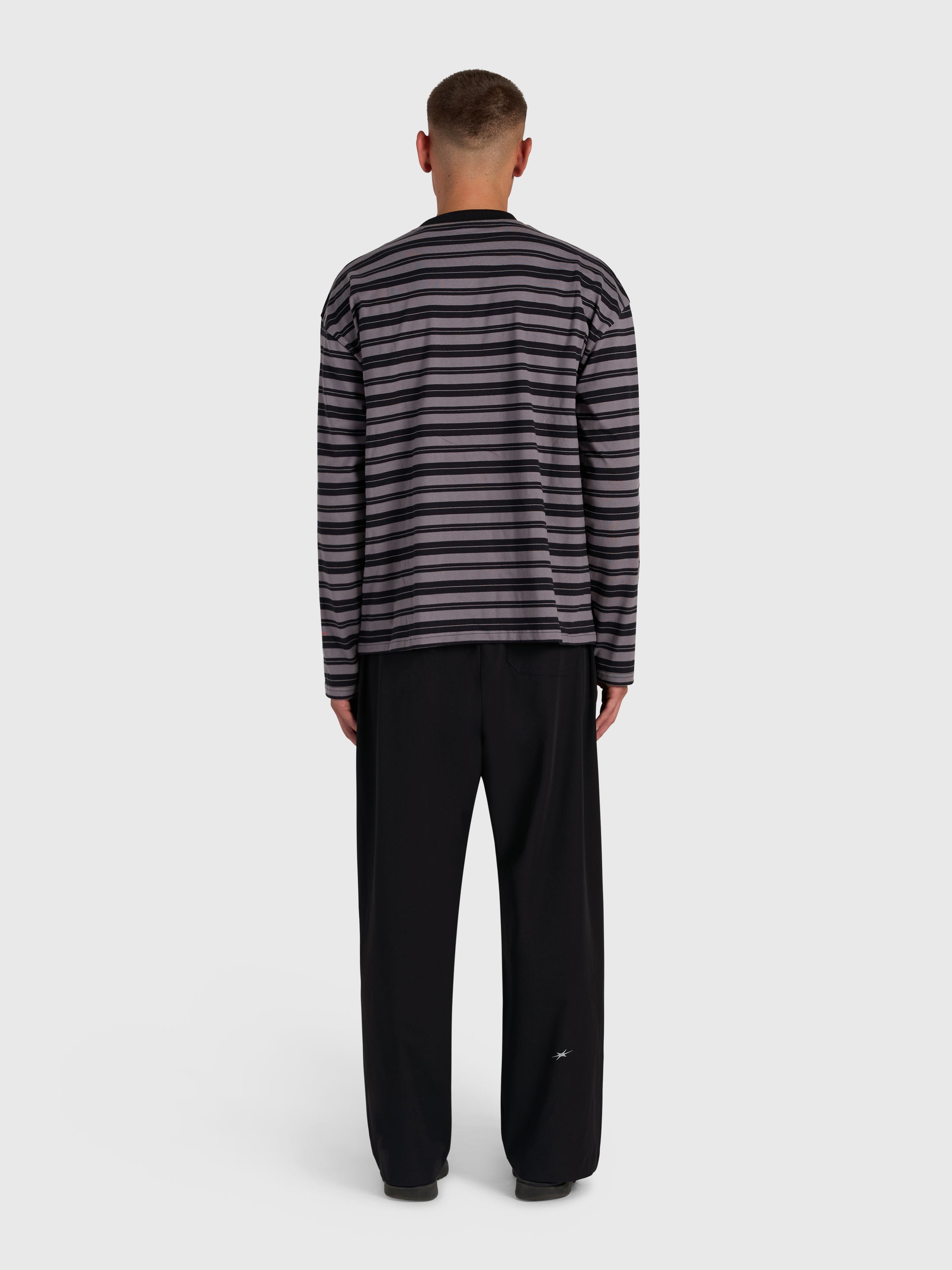Robbery Printed Long Sleeve - Black/Red