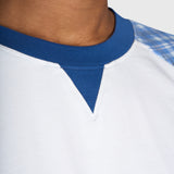 Tartan Raglan Long Sleeve - White/Blue