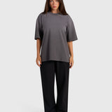 Confidence V2 Heavy Box Tee - Vintage Grey/Pink