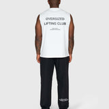 Heavyweight Cut Off Tee - White/Black