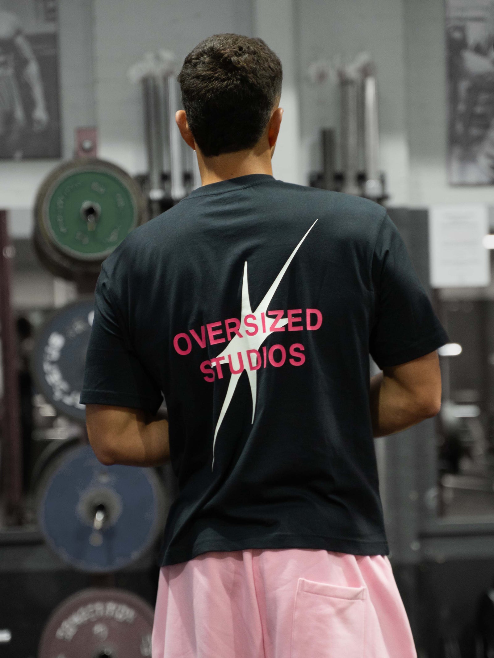 Limited Star Box Tee - Black/White/Pink